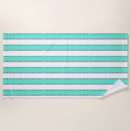Marie Antoinette Blue Rand Beach Towel