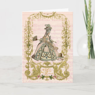 Marie Antoinette brevpapper häller Cerises Kort