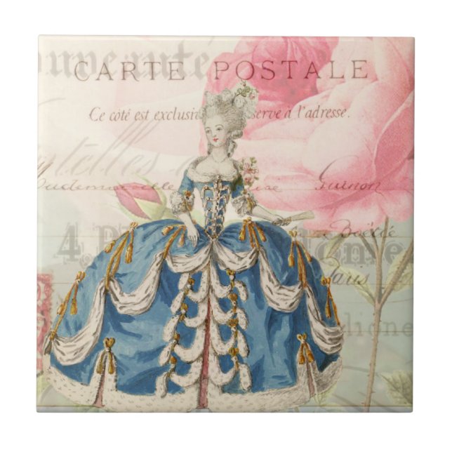 Marie Antoinette Ceramic Tile Kakelplatta (Framsidan)