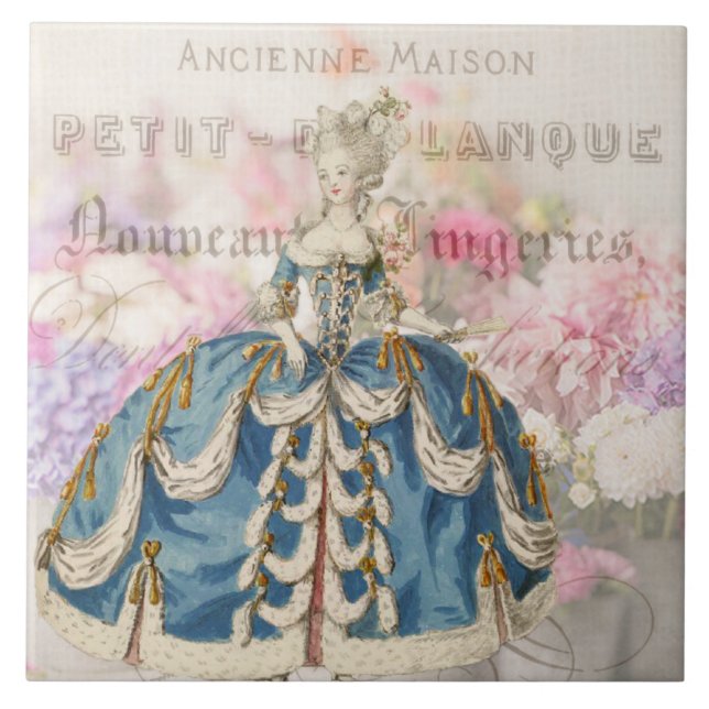 Marie Antoinette Ceramic Tile Kakelplatta (Framsidan)