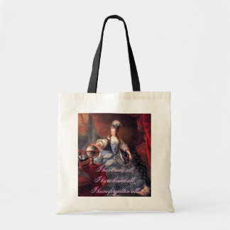 Marie Antoinette citationsteckentoto Tygkasse