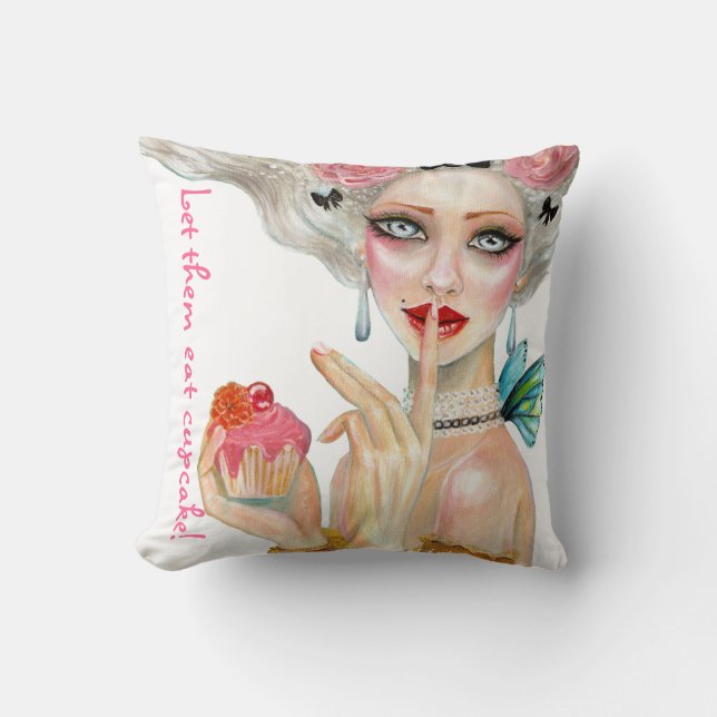 Marie Antoinette Cupaka Queen Pillow Kudde (Framsida)
