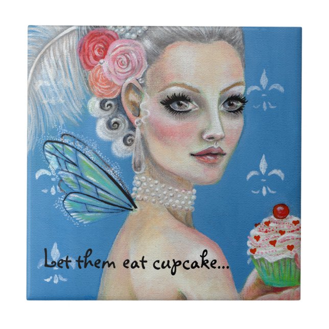 Marie Antoinette Cupaka Queen Tile Kakelplatta (Framsidan)