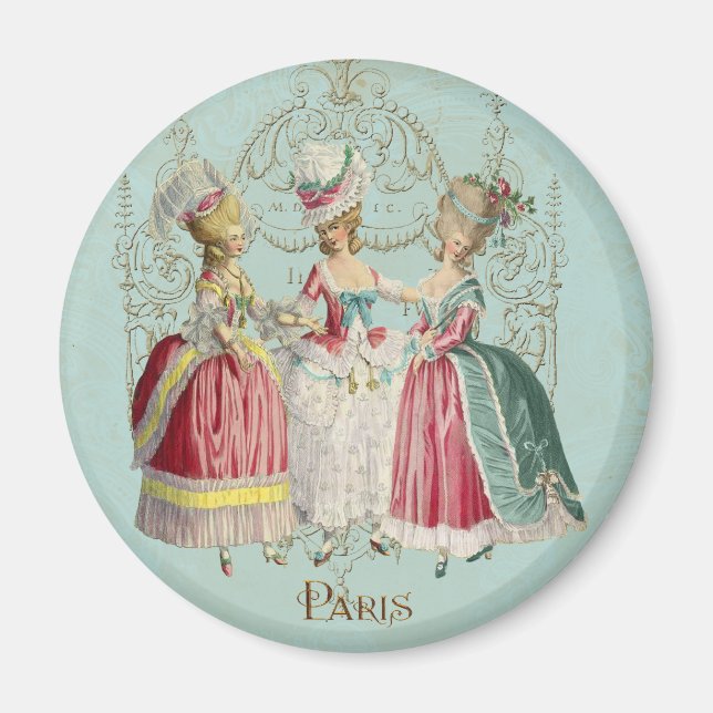 Marie Antoinette Dam i väntan Magnet (Framsidan)