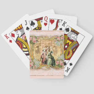 Marie Antoinette Dance Versailles in Rosa Spel Kort
