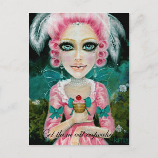 Marie Antoinette dans le jardin Vykort