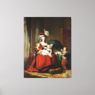 Marie-Antoinette de Lorraine-Habsbourg Canvastryck
