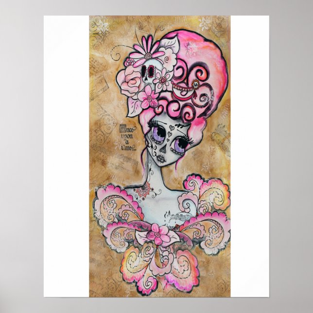 Marie Antoinette, Dia de los Muertos Poster (Framsidan)