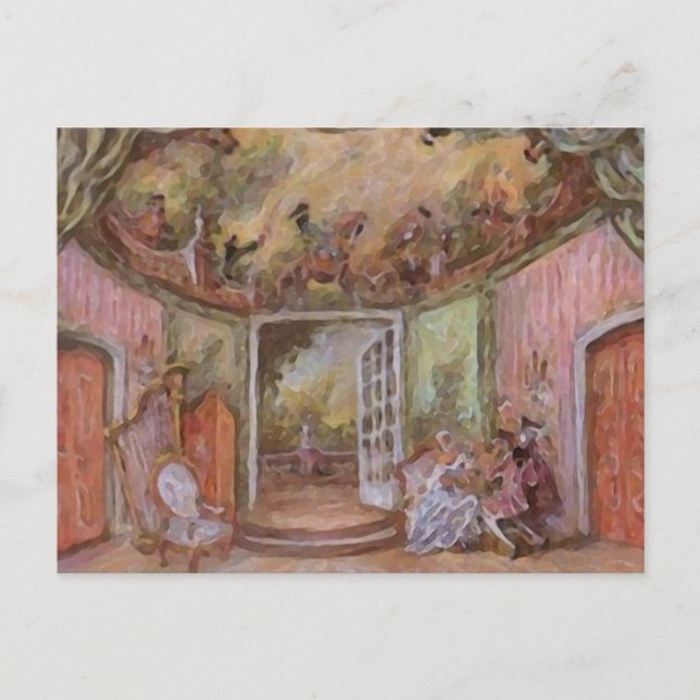Marie Antoinette Dream Party ~ Postcard / Inbjudan (Framsida)