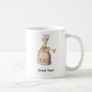 Marie Antoinette.  DrinkTea! Kaffemugg