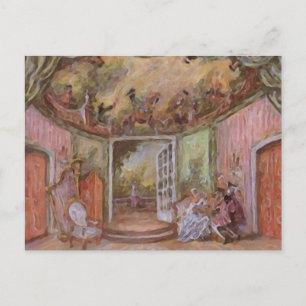 Marie Antoinette Drömfest ~ Brevkort / Inbjudan Vykort