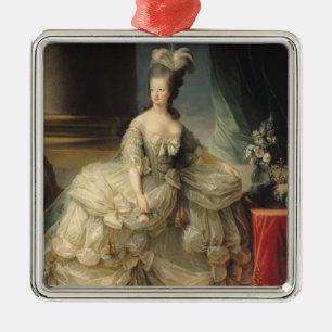 Marie Antoinette drottning av frankriken, 1779 Julgransprydnad Metall