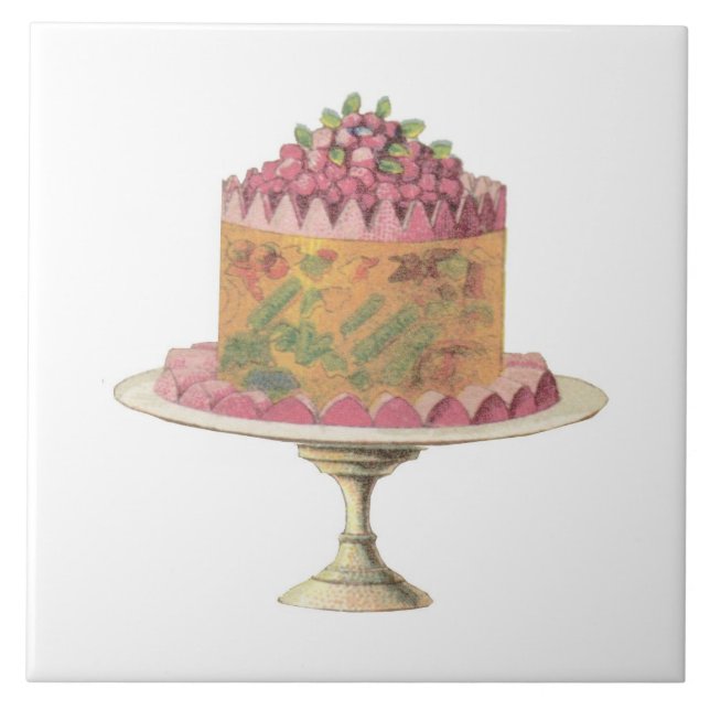 Marie Antoinette-Eat Cake...tile Kakelplatta (Framsidan)
