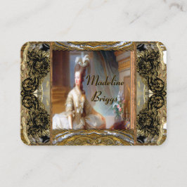 Marie Antoinette elegantprofessionell Visitkort