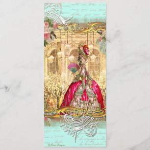 Marie Antoinette-fest på Versailles-inbjudan Inbjudningar