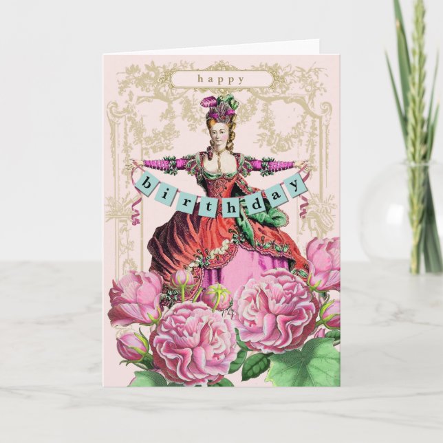 Marie Antoinette födelsedag Kort (Framsida)