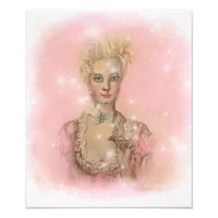 Marie Antoinette Fototryck