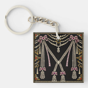 Marie Antoinette Fransk Inspirerad Design Smyckad