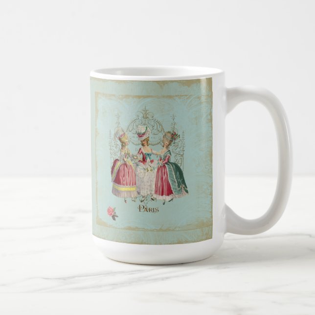 Marie Antoinette Fransk Paris Dam Kaffemugg (Höger)