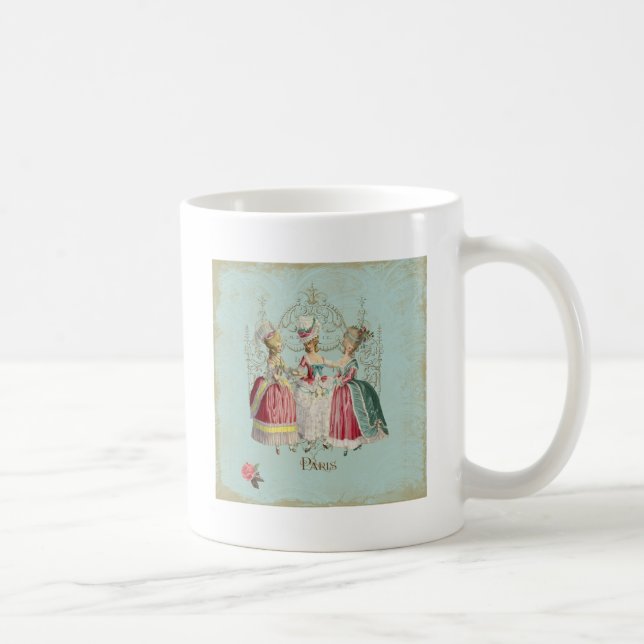 Marie Antoinette Fransk Paris Dam Kaffemugg (Höger)