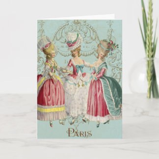 Marie Antoinette Fransk Paris Dam Kort