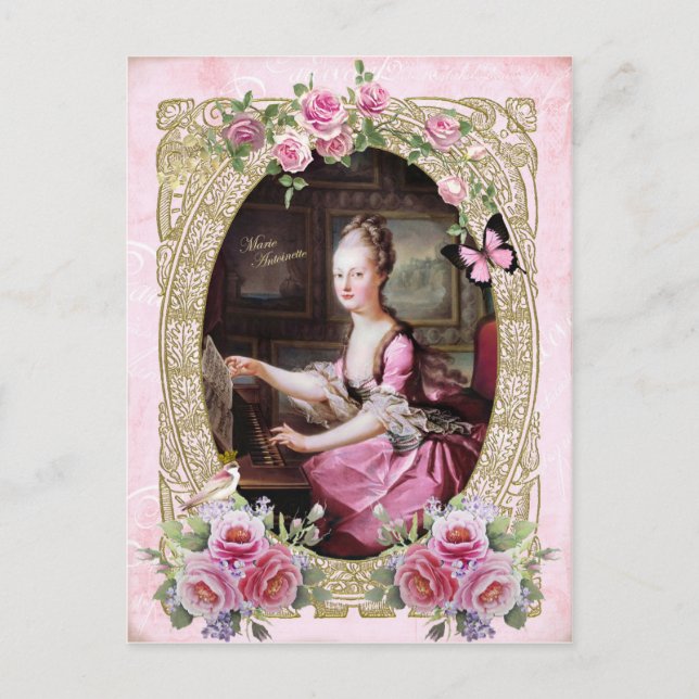Marie Antoinette,Fransk,Paris,porträtt Vykort (Framsida)