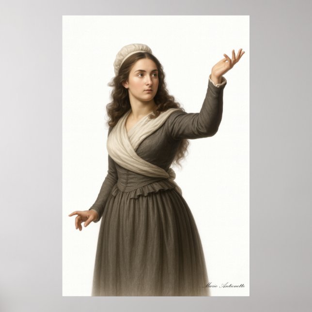 Marie Antoinette - Franska revolutionen tryck (Framsidan)