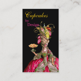 Marie Antoinette fredsock och tårta Visitkort