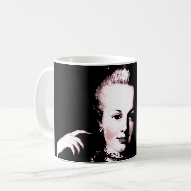 Marie-Antoinette – french queen Marie Antoinette Kaffemugg (Framsida vänster)