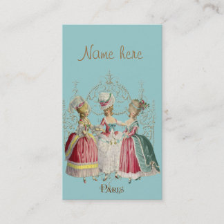 Marie Antoinette Girls Visitkort
