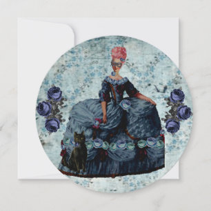Marie Antoinette Halloween-gala Kort