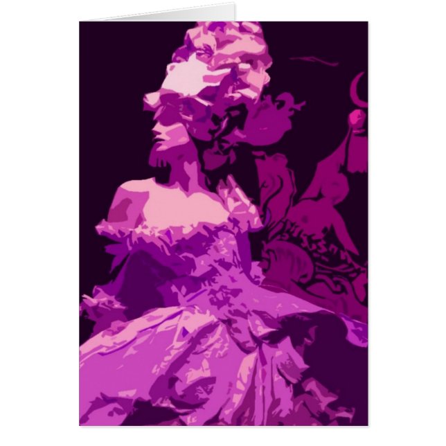 Marie Antoinette Hälsningskort (Framsidan)