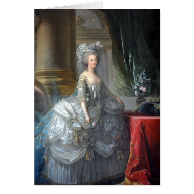 Marie Antoinette Hälsningskort (Framsidan)