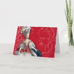 Marie Antoinette Holiday Card Helgkort