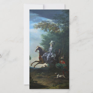 Marie Antoinette Hunting av Louis Auguste Brun