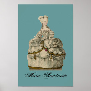 Marie Antoinette i extravagant Dress ~ Poster