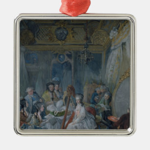 Marie Antoinette i henne kammare på Versailles Julgransprydnad Metall