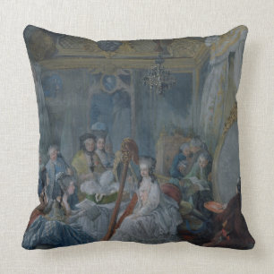 Marie Antoinette i henne kammare på Versailles Kudde
