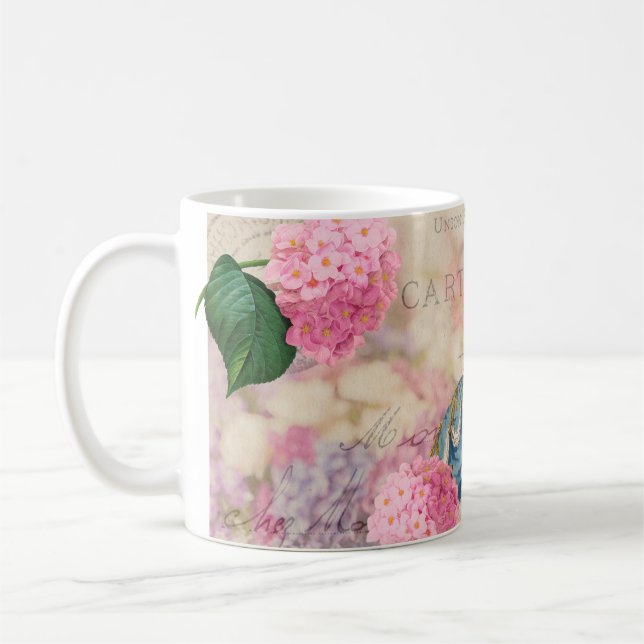 Marie Antoinette i Redoute Flowers Mugg (Vänster)