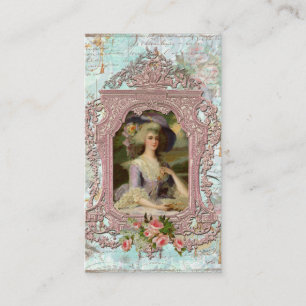 Marie Antoinette i Rosa Ram Visitkort