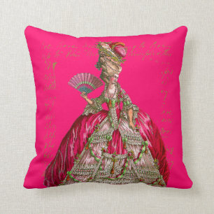 Marie Antoinette i Versailles Tea Party Kudde