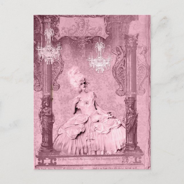 Marie Antoinette Immortal Memorie Anpassad Vykort (Framsida)