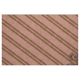 Marie Antoinette initial monogram upholstery linen Tyg