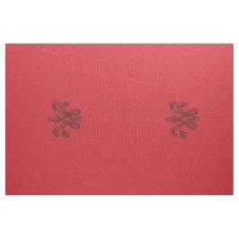 Marie Antoinette initial monogram upholstery panel Tyg