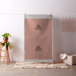 Marie Antoinette initial monogram upholstery panel Tyg