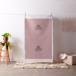 Marie Antoinette initial monogram upholstery panel Tyg