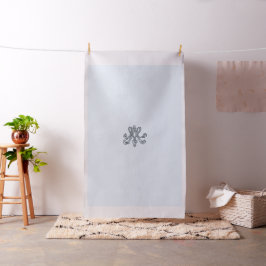 Marie Antoinette initial monogram upholstery Tyg