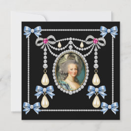 Marie Antoinette Inspirerad Kort Köning av Frankri