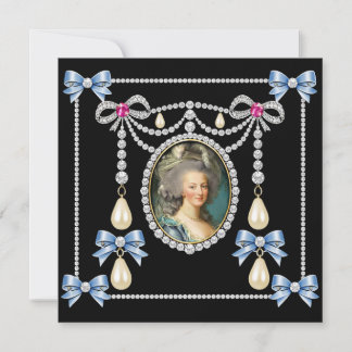 Marie Antoinette Inspirerad Kort Köning av Frankri
