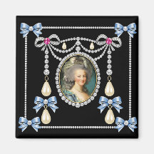 Marie Antoinette Inspirerad Kort Köning av Frankri